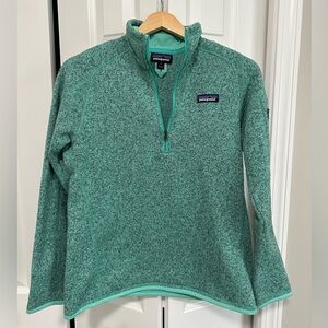 Patagonia better sweater teal size medium